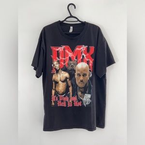 DMX ‘it’s dark and hell is hot’ Tee 1/1 XL Ruff Ryders UNI​​​